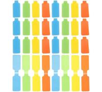 IMUSINICE 50pcs Writable Cable Label Tags for Ethernet and Charging Cables Nylon Material with Assorted Colours for Classification and Wire Identification in Office Or Home