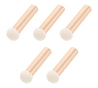 IMUSINICE 5pcs Concealer Brushes High-density Sponge Aluminum Handle Supple Powder Brush Not Easy to Deform for Home and Outdoor Use Suitable for Makeup Starters and Professionals