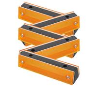 IMUSINICE 5pcs Double-sided Road Reflector Road Pavement Marker Driveway Delineators Abs Reflective Material Enhance Visibility Accurate Guidance for Safety on Highway Driveway