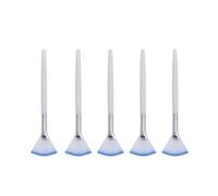 IMUSINICE 5pcs Facial Mask Applicator Brush Set White Artificial Fiber Soft Spread Brush for DIY Facials and Skincare Products