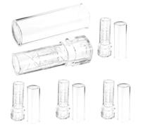 IMUSINICE 5pcs Lip Gloss Containers Refillable Portable Plastic Lipstick Tubes with Simple Design for Travel and DIY Use by Women and Females