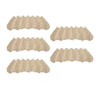 IMUSINICE 5pcs Paper Mache Egg Tray Egg Cartons for Storage for DIY Crafts Reusable Fits Refrigerator Eco-friendly