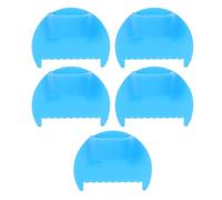 IMUSINICE 5pcs Seam Guide Gauge Sewing Gauge Abs Blue for Precise Edge Stitching, Quilting and Sewing for Beginners