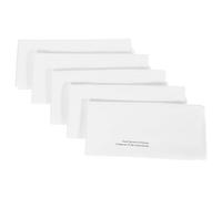 IMUSINICE 5Pcs White Cleaning Rags Multi-Functional Microfibre Cloth Reusable Portable Design for Audio Discs and Phone Screens for Music Enthusiasts Lint Cloth Screen Cleaning