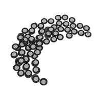 IMUSINICE 6 Sheets of Magnetic Reference Point Markers for 3d Scanner, 50pcs Per Sheet, Plastic Material Secure Magnetic Attachment and Portable Design, for Field Archaeology and Calibration