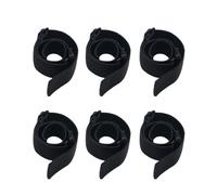 IMUSINICE 6pcs Black Polyester Wig Elastic Bands Adjustable Comfortable Knitting Straps for Wig Sewing and Caps Suitable for Curler and Straighten Hair
