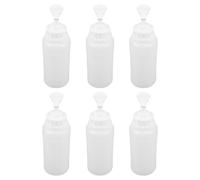 IMUSINICE 6pcs Ml Refillable Liquid Pump Dispenser Bottle with Leakproof Seal and Thickened Hdpe Material, Minimalist Aesthetic Design Suitable for Home and Travel Use