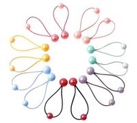 IMUSINICE 7 Pairs Hair Ties with Colorful Ball Elastics and Hair Accessories for Ponytails and Braids Mixed Colors Bands for