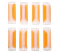 IMUSINICE 8pcs Reflective Warning Signs for Driveway Entrance, High Visibility Polycarbonate Plastic Driveway Markers Impact-resistant Construction, for Car Parks and Highways