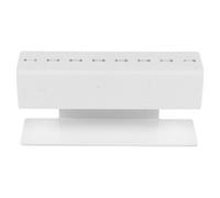 IMUSINICE Acrylic Tweezers Holder Stand 8-Hole Lash Extension Tweezers Storage Rack White Eyelash Extension Supplies Organizer for Beauty Salon and Professional Use