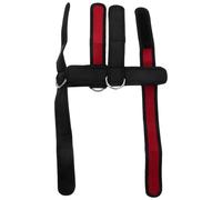 IMUSINICE Adjustable Neoprene Neck Trainer Head Neck Trainer with Secure Fit and Shoulder Strain Reduction, Professional Training Strap Harness for Weight Training Exercise Equipment