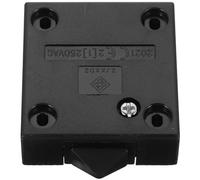 IMUSINICE Cabinet Light off Door Switch for Wardrobe and Cabinet Doors Easy to Install Black Plastic with Auto Reset Function
