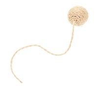 IMUSINICE Cat Scratcher Toy Replacement with Tail Ball Jute Rope Beige | Cat Tree and Scratching Post, Easy Installation, Indoor Use, Multifunctional Design, Replaceable Tail Ball