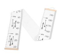 IMUSINICE Children's Height Chart for Wall Hanging with Arrows Pattern, Decorative Growth Ruler Made of Wood and Cloth, Printing Details, for Kids Room Decor and Tracking Growth
