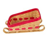 IMUSINICE Christmas Sleigh Table Decoration Lightweight Bamboo Sleigh Ornament with Classical Xmas Theme for Family and Friends, for Christmas Celebrations and Festive Home Decor