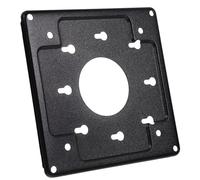 IMUSINICE Compact Mini PC Host Mounting Plate Black Metal PC Mounting Rack Sleek Modern Design Space-Saving Standard-Compatible NUC Mount for Mounted in Modern Home Decor