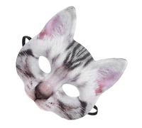IMUSINICE Cosplay Eva Fabric Design Suitable for Unisex Practical and Face with Funny Cat in Blue, Made of Dance Shows and Masquerade Balls