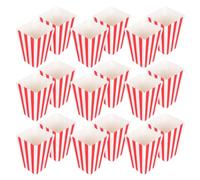 IMUSINICE Disposable and Convenient Portability Popcorn Buckets 50pcs Made of Paper with Charming Design for Parties and Movie Night Snacks