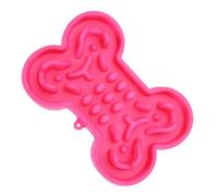 IMUSINICE Dog Bowl, Bone Shape Puppy for Silicone Slow Feeder and Easy to Clean with Good Biting Resistance, Pet Supplies for Slowing down Eating and Preventing Choking Small Dogs