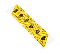 IMUSINICE Electrical Hazard Warning Sign 6pcs 5x5cm High Voltage Safety Risk Stickers Industrial Electric Shock Hazard Warning Labels for Security and Workplace Safety