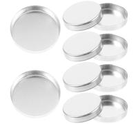 IMUSINICE Empty Eyeshadow Pan 10Pcs 20Mm Aluminum Circle Tray for DIY Magnetic Makeup Palette Travel Use