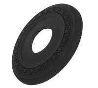 IMUSINICE European Style Black Pu Ceiling Medallion Ring Ornate Hollow Detailing Precision Patterns Adaptable Size Resistant to Environmental Changes Decorative Ceiling Trim Plate Living