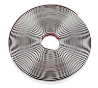 IMUSINICE Flexible PVC Molding Strip Wall Corner Trim Self Adhesive and Silver Colour Elegant Style Easy Peel and Stick Installation for Bathroom and Home Decor