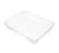 IMUSINICE Food Tray for Acrylic Rectangular Large Capacity and Non- Design, Multipurpose Dumplings Storage Plate No Strange Smell Serving Tray Home Use and Fast-food Restaurants