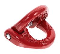 IMUSINICE Forged Alloy Steel Safety Chain Connector Link 1.12t Double Ring Coupling Link for Trailer Tow Hitch and Mechanical Lifting Applications