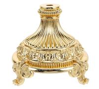 IMUSINICE Golden Zinc Alloy Stool Plants Stand with Multifunctional Design and Built to Last, Home Decoration Stand for Hotels and Cafes, Featuring Unique Middle Eastern American Style
