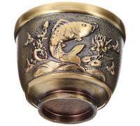 IMUSINICE Golden Zinc Alloy Vintage Teaware Compact Water Container Not Easy to Break Party Drink Cup for Entertaining Friends and Family