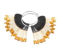 IMUSINICE Hair Color Sample Buckle Human Hair Colors Ring Holders Plastic Zinc Alloy Secure Attachment Display