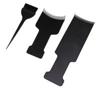 IMUSINICE Hair Coloring Tools Kit and Hairdressing Tint Comb Made of Abs 3pcs Set with Highlighting Board for Quick Dyeing and Hair for Self-help Hairdressing and Home Use