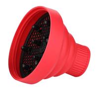 IMUSINICE Hair Diffuser to Reduce Frizz for Foldable Attachment Silicone Red Blow Dryer Diffuser Cap and Hair Dryer for Salon Home Use