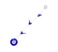 IMUSINICE Handmade Provides against Bad Luck and Brings Luck Wall Hanging Eye Ornament with Three Swallows, Alloy and Colored Glaze Material for Congratulatory and Office