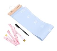 IMUSINICE Hanging Height Measurement Ruler for Blue Canvas Growth Chart with Wooden Ends for Kindergarten and Home Use