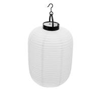 IMUSINICE Japanese Style Foldable Lantern, Japanese Paper Lanterns with LED Light, Paper, Plastic and Metal, White Winter Melon Shape, for Outdoor Gatherings and Wedding Party