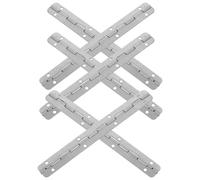 IMUSINICE Jewelry Box Hinges Piano Hinges Iron Silver 6pcs with Smooth and User-Friendly Design for Cabinet Doors and Craft Boxes