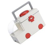 IMUSINICE Large Capacity Plastic Medical Box with Handle, Gray Emergency and Household Medicine Storage Organizer Case for Home Use