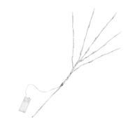 IMUSINICE LED Decorative Tree Branch Lights with Fine Workmanship 2pcs Photo Props Silver Plastic and Iron Wire Design No Battery Included for Proposal or Store Display