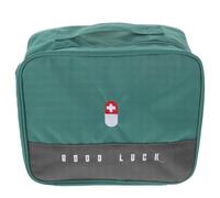 IMUSINICE Multi-Grid Pouch Medicine Storage Organizer Waterproof Sturdy Practical First Aid Bag Large Capacity 9.82x7.86x5.31inch Oxford Cloth for Outdoor Traveling and Household Use