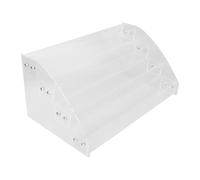 IMUSINICE Multi-layer Acrylic Makeup Storage Holder for Home Use, Cosmetic Organizer with Lipstick Stand and Nail Polish Display Rack, Sturdy Design for Efficient Organizing