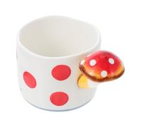 IMUSINICE Office Function for Practical Home and Multipurpose Mushroom Shaped Ceramic Coffee Mug Cup with Assorted Colour Novelty Drinkware Use