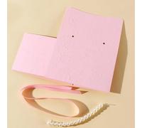 IMUSINICE Paper Boxes Smooth Rounded Edges, Easy to Use 2pcs Multi-functional with Ribbon and Chain Wrapping Boxes for Presents, for Store Or School Packaging