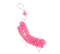 IMUSINICE Pink Silk Thread Chinese Knot Tassel Charm for Tai Chi Sword with Resilient Texture, Traditional Oriental-inspired Hanging Decoration for Martial Arts Enthusiasts and Home Display