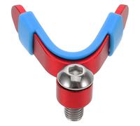 IMUSINICE Portable Aluminium Alloy Fishing Rod Holder with Silicone Grip Y-shaped Design for Stability and Preventing Tangling Lightweight and Practical Fishing Pole Support