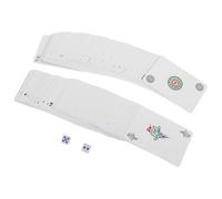 IMUSINICE Portable Paper Margin Cards for Seniors and Beginners, Large Size for Easy Identification, Unique National Design Mahjong Set for Tabletop Games at Home or Travel