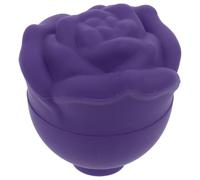 IMUSINICE Portable Purple Rose Shaped Silicone Ice Facial Roller, with Sun Redness Repair Function, Compact Simple Design for Skin Care and Facial Massage