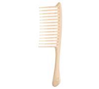 IMUSINICE Portable Wide-toothed Beard and Hair Styling Comb with Smooth Teeth, Synthetic Material, Not Sharp, for Home Use, Beige Detangling Comb for Long Or Curly Hair