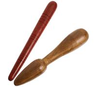 IMUSINICE Reflexology Foot and Hand Massage Sticks 2Pcs Wooden Tools for Meridian Stimulation and Muscle Relaxation at Home or Office